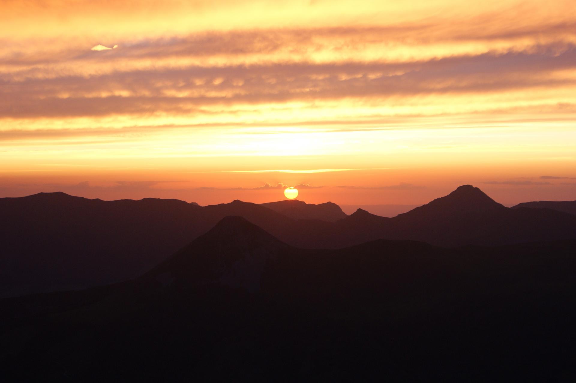 Sunset Plomb du Cantal