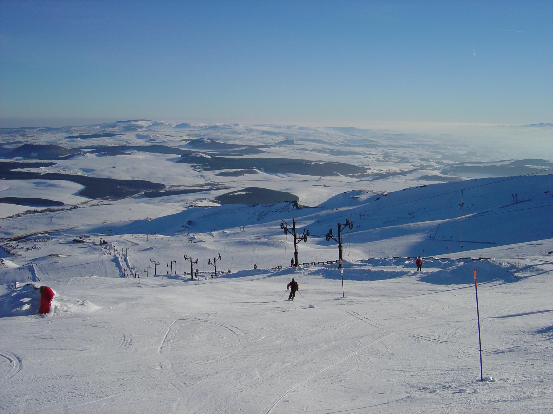 Grand ski à Super Besse