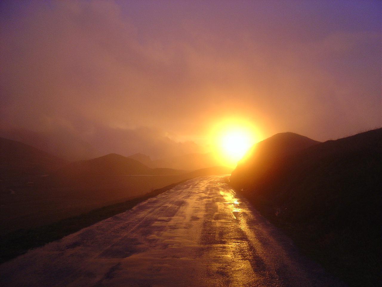 Sunset au Cornet de Roselend