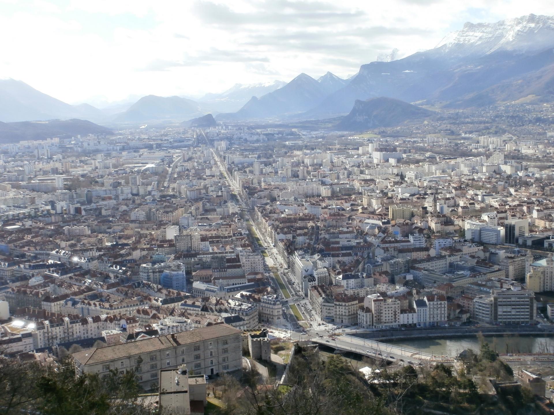 Grenoble depuis la Bastille