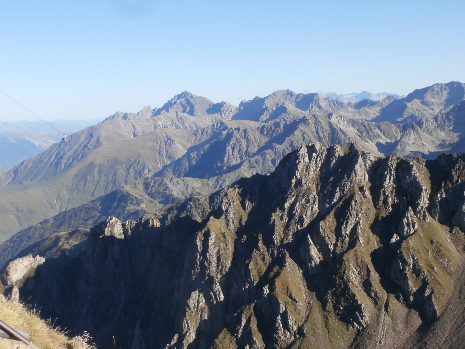 crêtes depuis le Pic du Midi