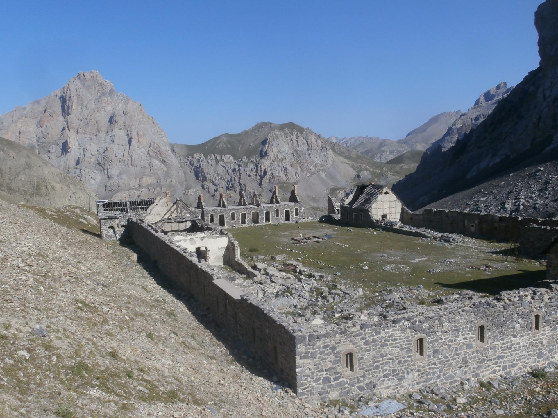 batterie de Viraysse (Chambeyron, Ubaye)