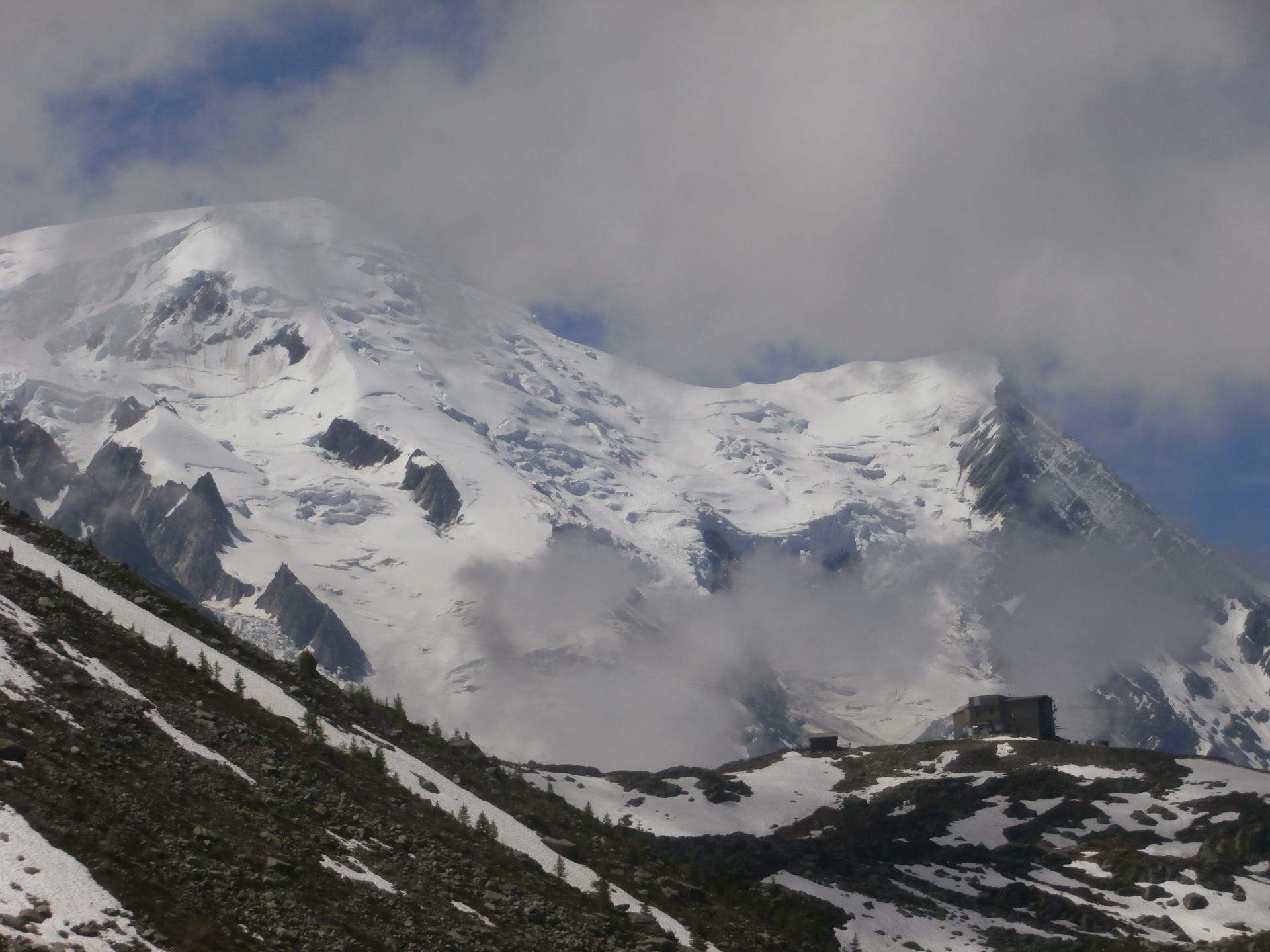 Aiguille du Goûter (brumes)