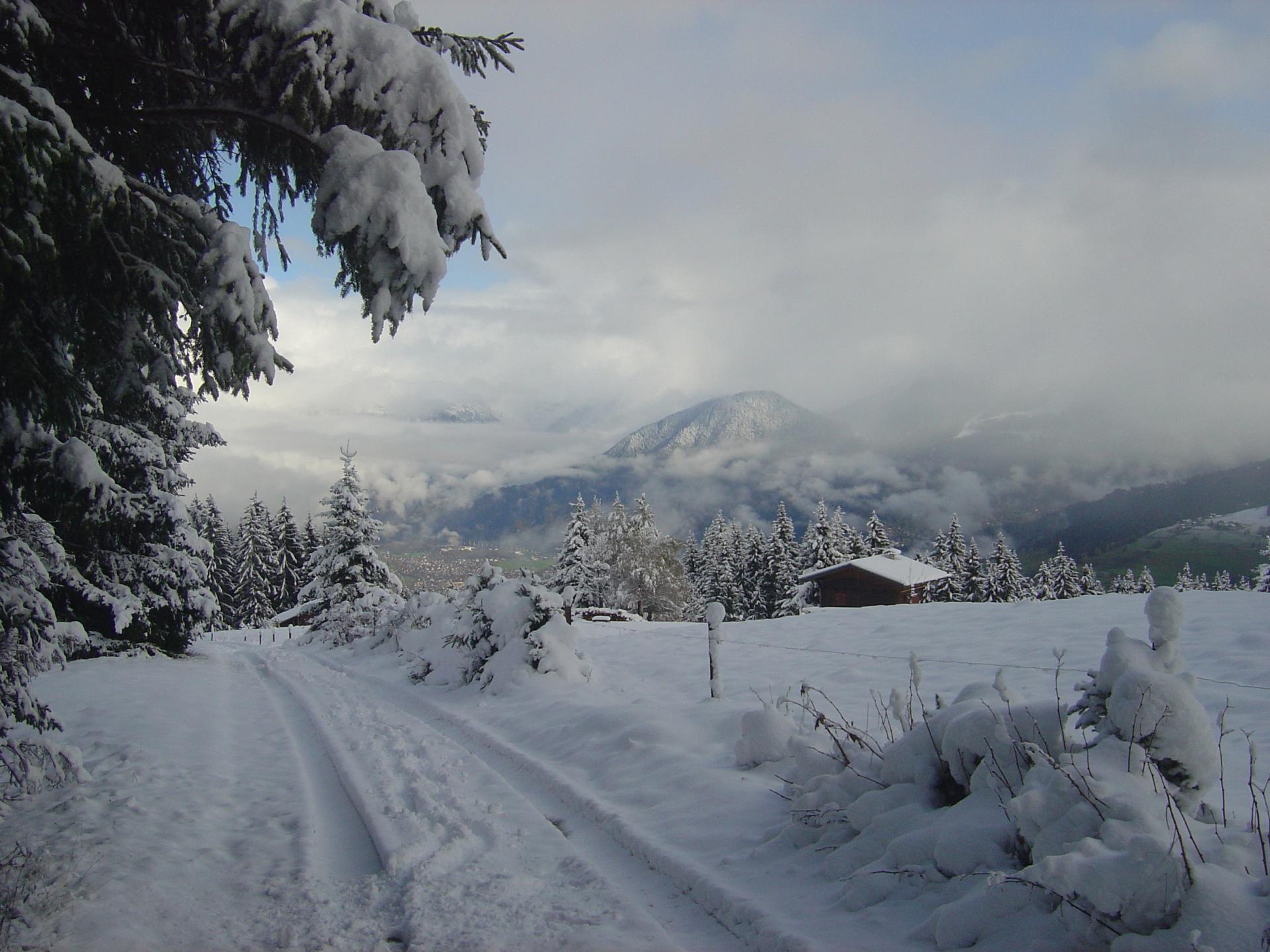 Première neige à Combloux