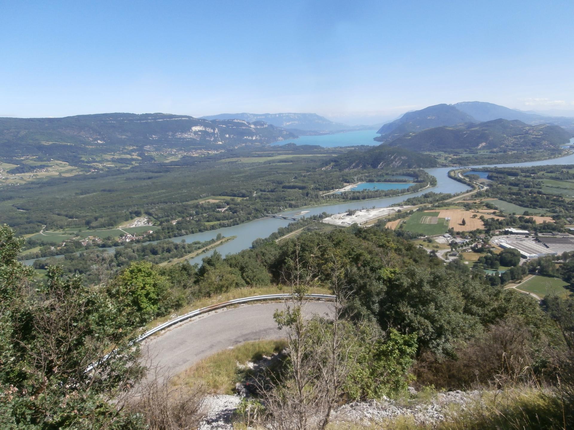 Grand Colombier - vue sur le Rhône