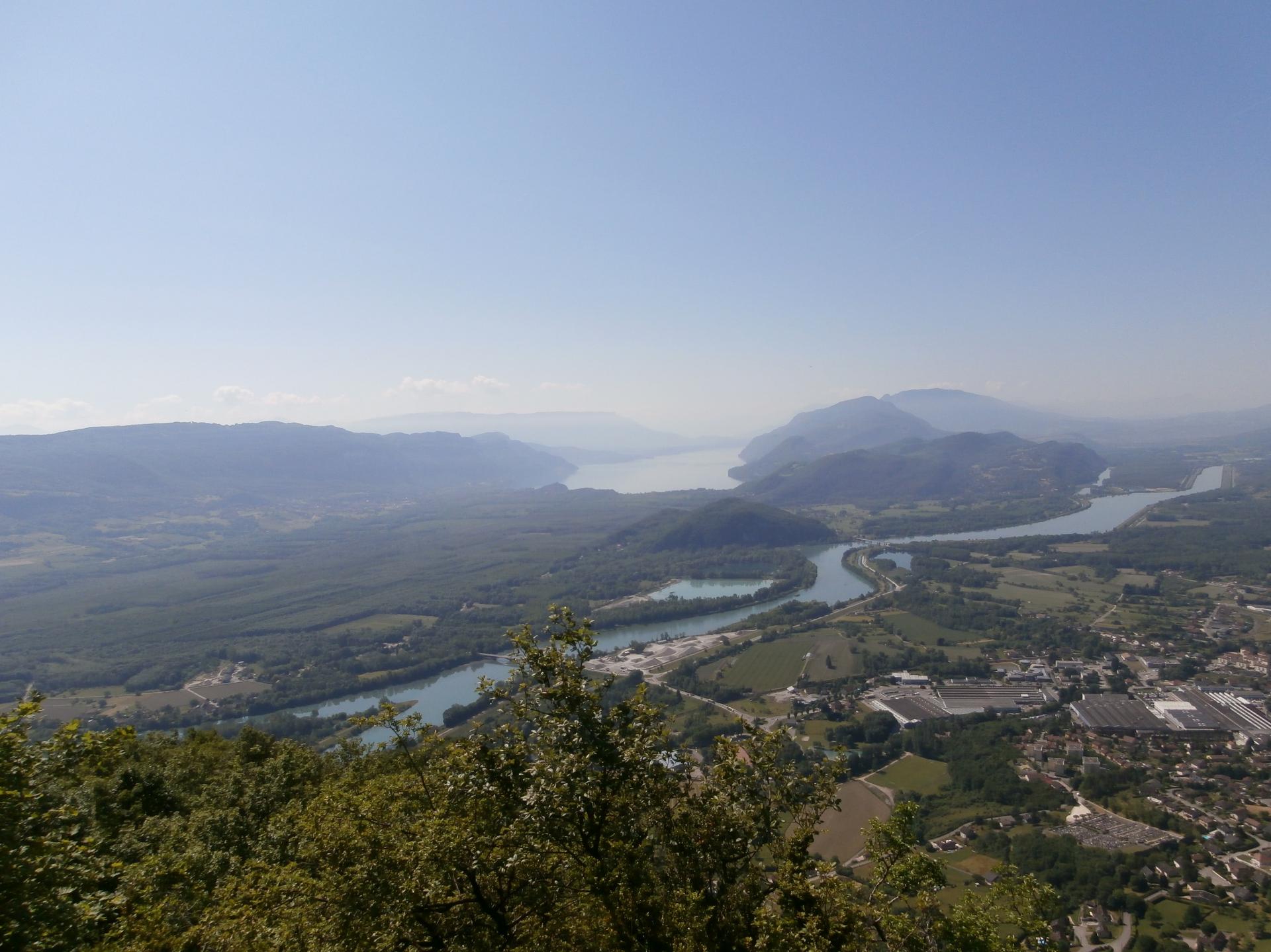 le Rhône depuis le Colombier