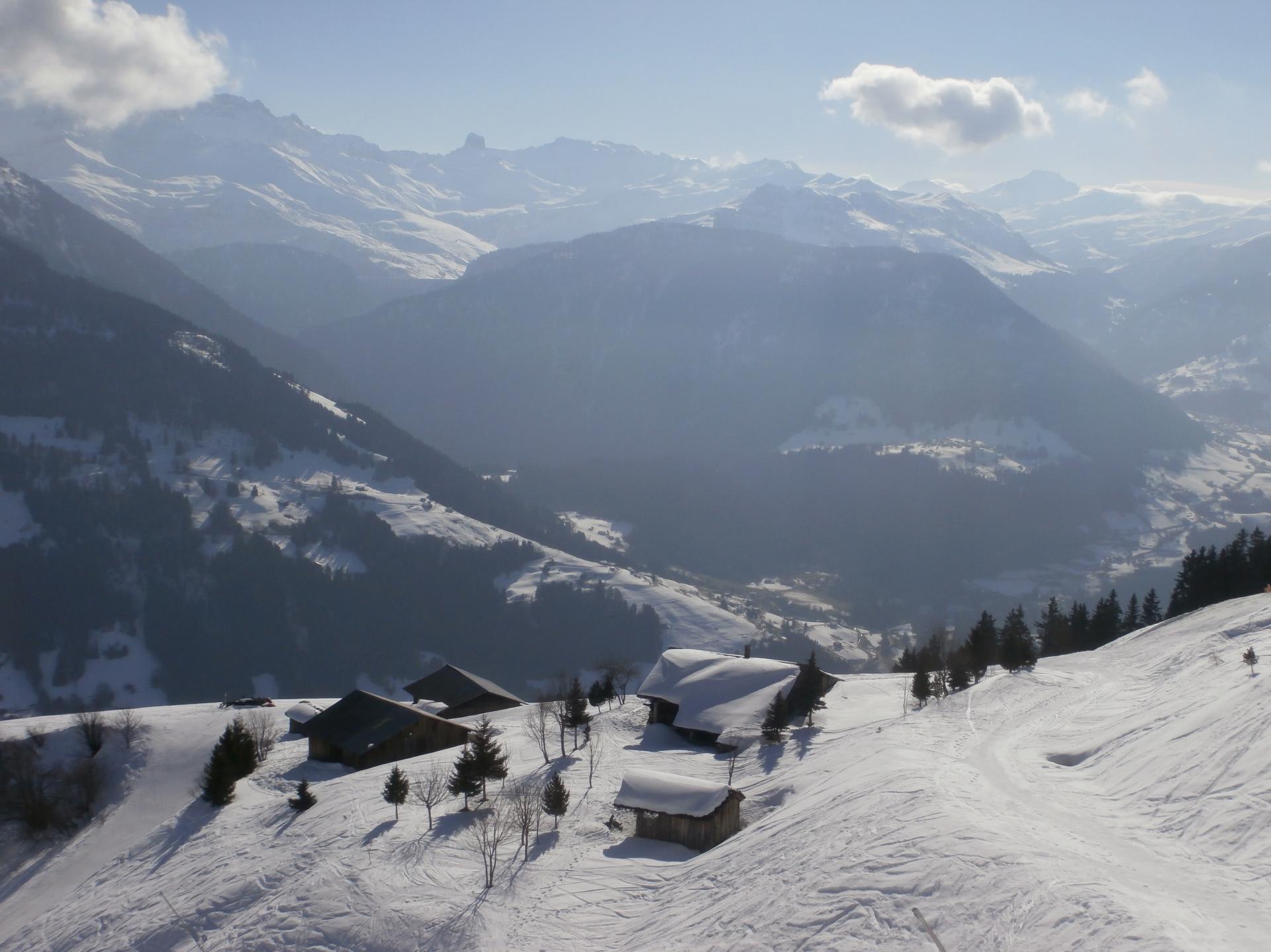 Hauteluce en hiver (Savoie)