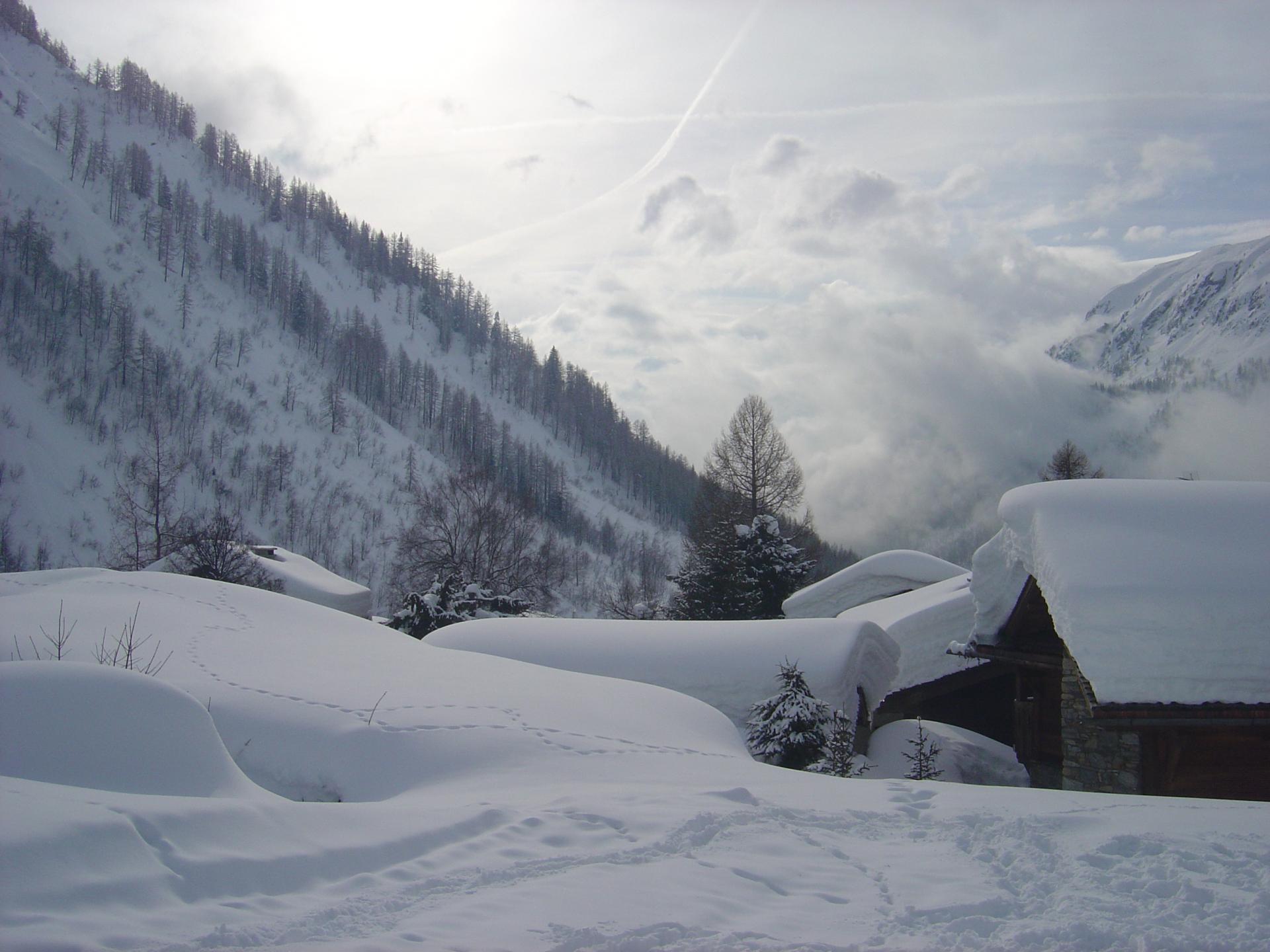 le Tour sous la  neige