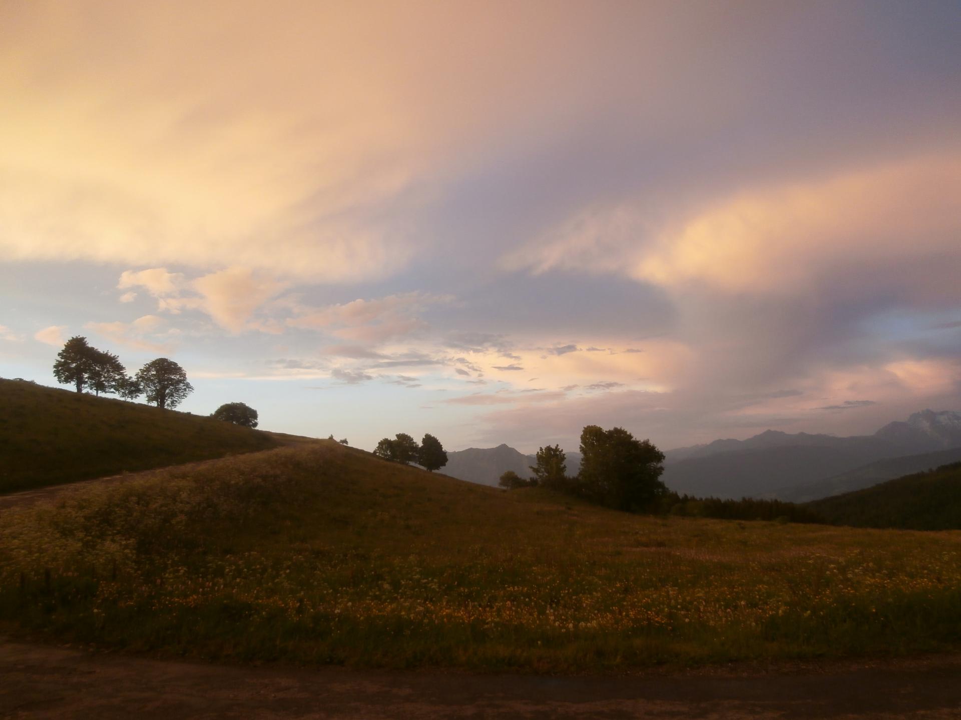 Bargy coucher de soleil 