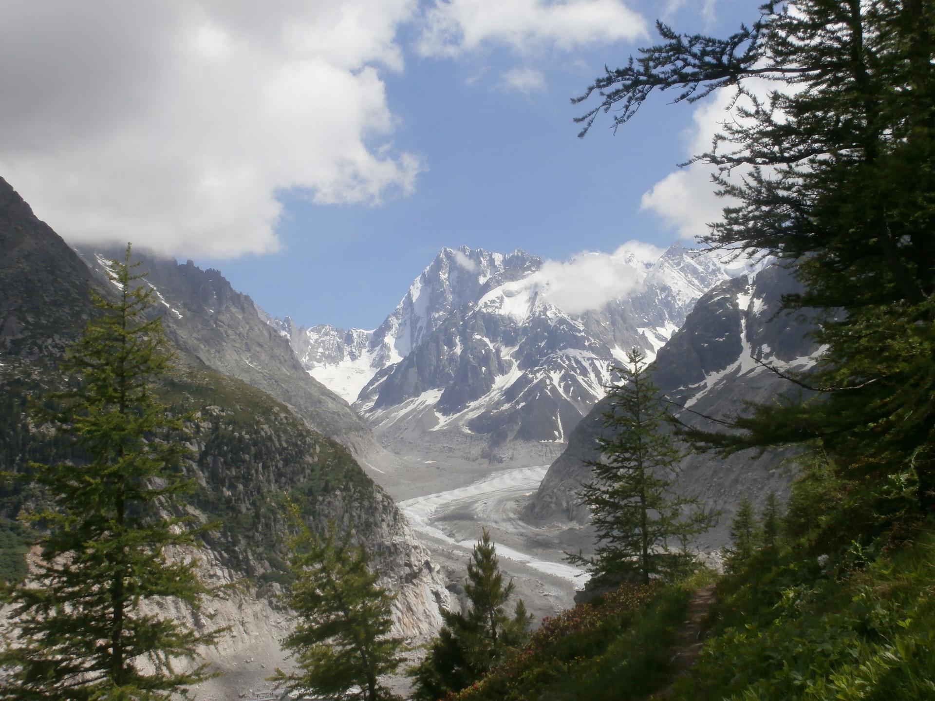 Montenvers, glacier de Leschaux