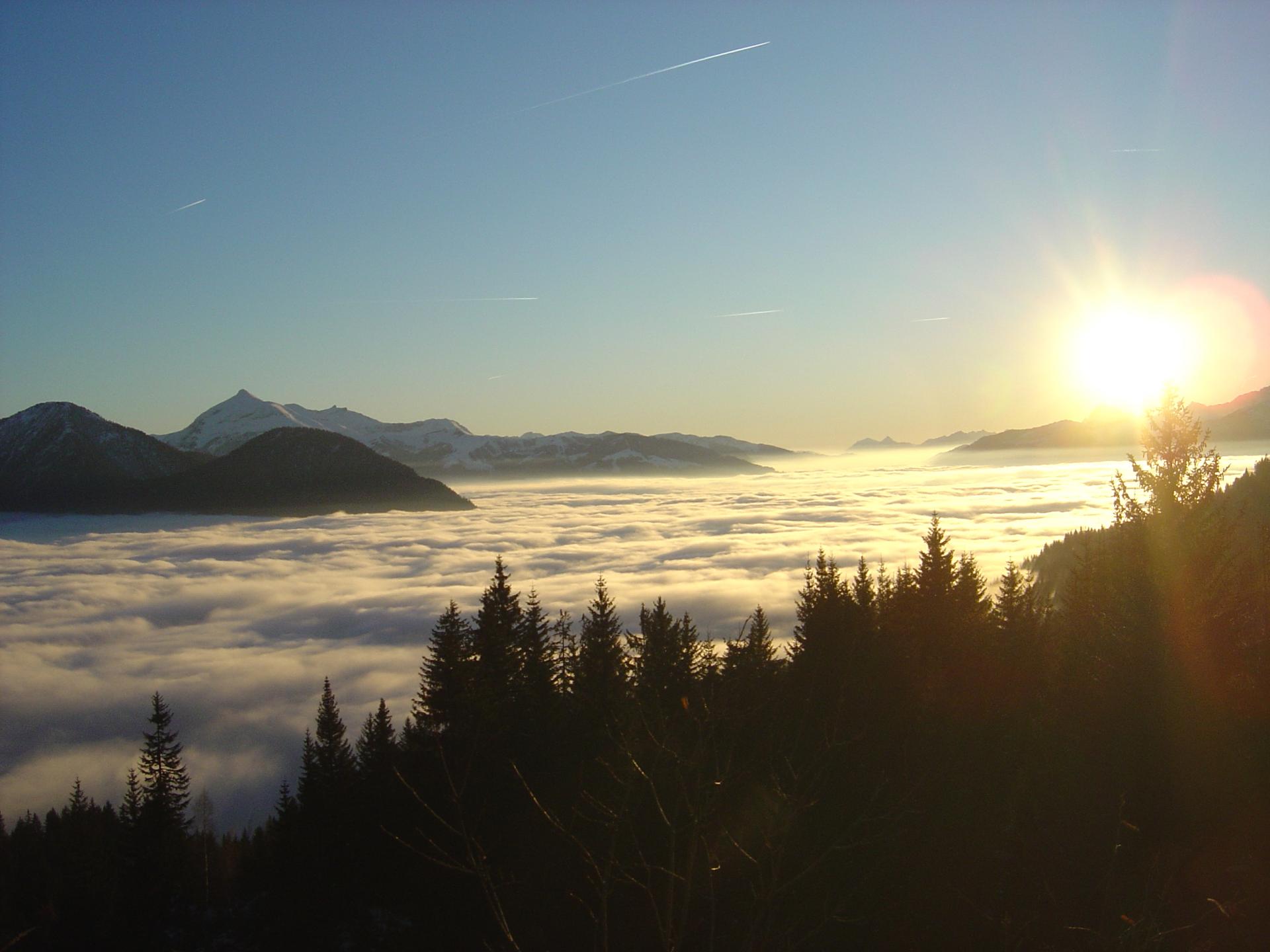 Crépuscule savoyard