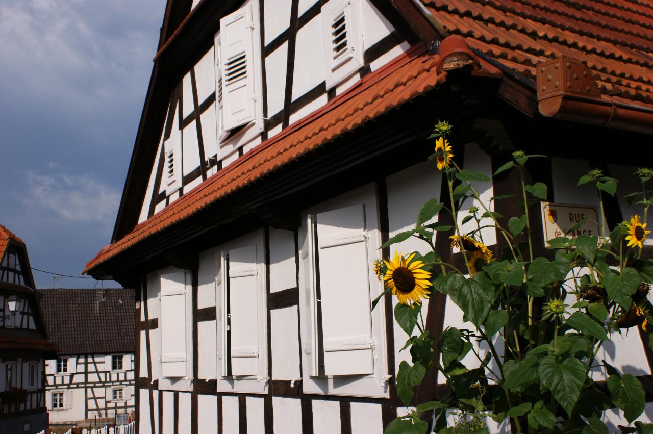 Façade à Hunspach