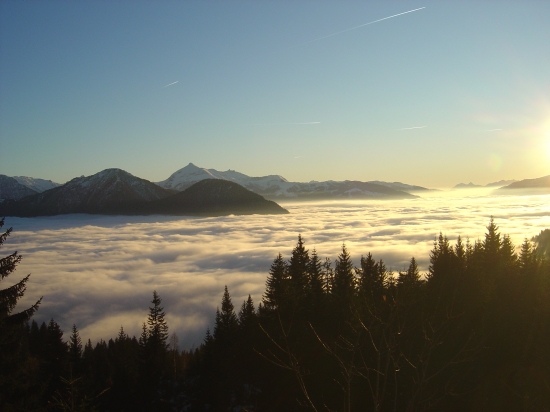 Crépuscule (Servoz, Haute Savoie)