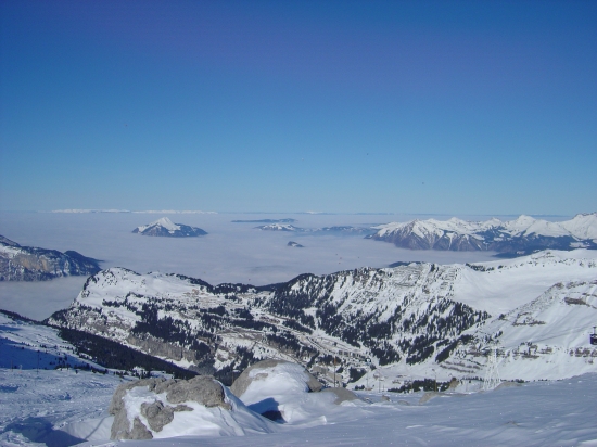 Vue depuis Flaine