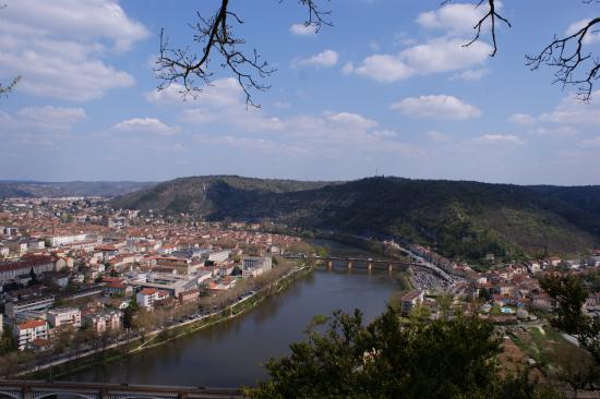 Vue sur Cahors