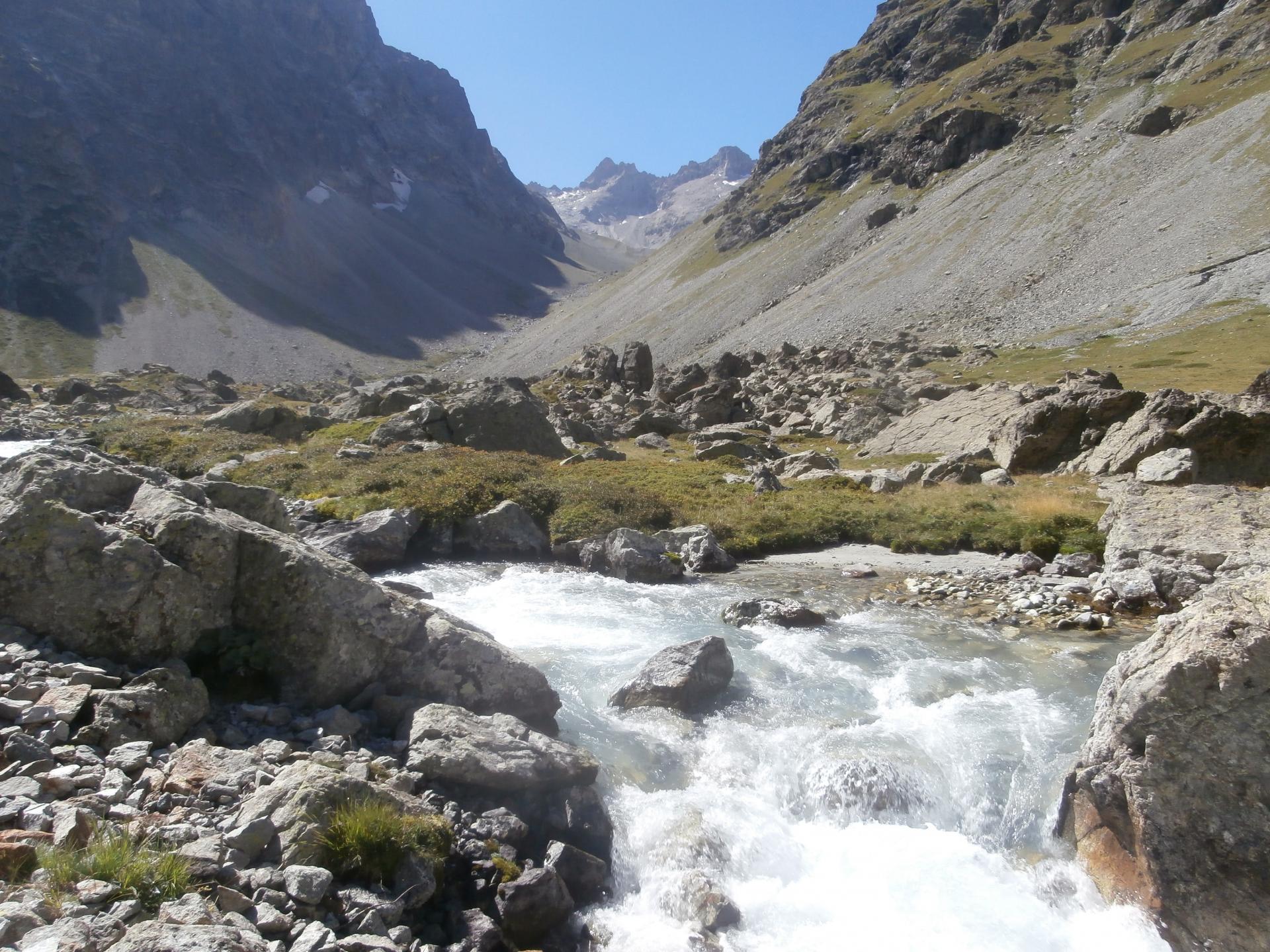 torrent du Clos des Cavales (Lautaret, Meije)