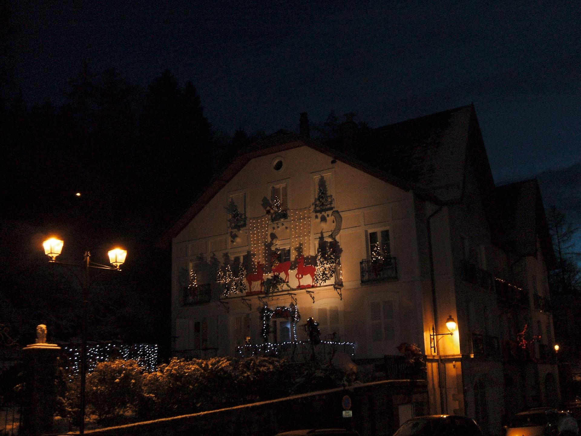 Plombières by night (Vosges)