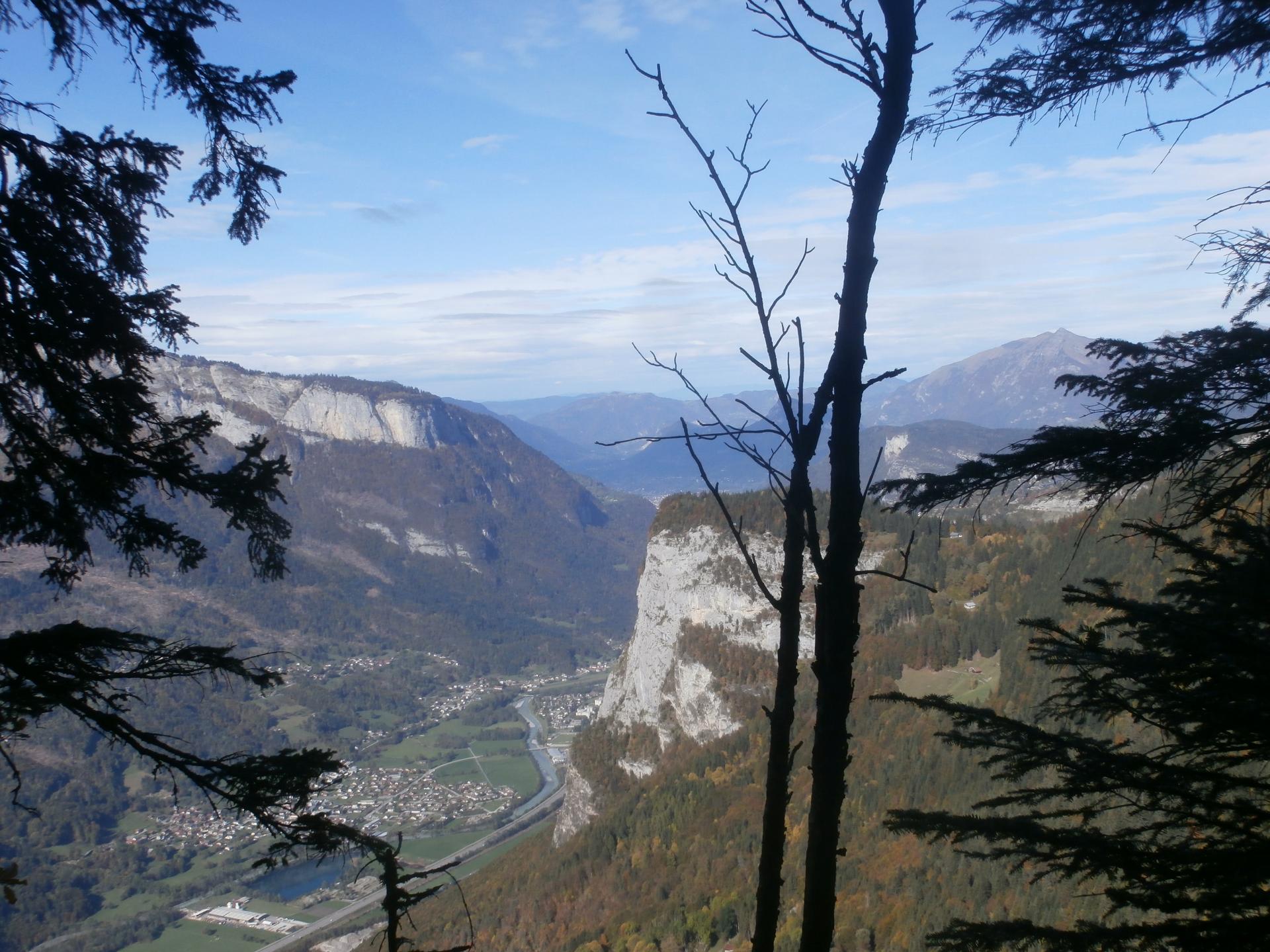 falaises de l'Arpenaz (vallée de l'Arve, Magland)